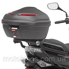 СТЕЛАЖ ЦЕНТРАЛЬНОГО КОФРА KAPPA YAMAHA MAJESTY S 125 (14-15), MBK SKYLINER S 125 (14) ( БЕЗ ПЛИТИ )/KR2121