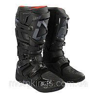 LEATT (2021/2022) БОТИНКИ CROSS 4.5 BOOTS BLACK ЧЕРНЫЙ ЦВЕТ РАЗМЕР 44.5 / 29 см/3021100163