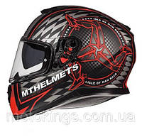 Шлем MT HELMETS ИНТЕГРАЛЬНІЙ THUNDER 3 SV ISLE OF MAN цвет черный мат/красный размер XS/MT10550501533/XS