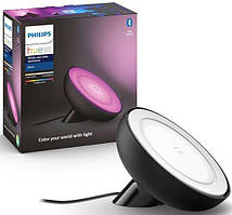 Настільний світильник Philips Hue Bloom, 2000K-6500K, Color, Bluetooth, димована, чорна