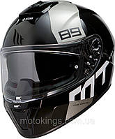 Шлем MT HELMETS ИНТЕГРАЛЬНІЙ BLADE 2 SV 89 B2 GLOSS PEARL GREY цвет черный/серый размер S /MT11186111214/S