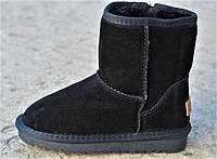 Высокие зимние детские угги Ugg Itts Black черные замша р31 20.0 см