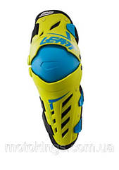НАКОЛЕННИКИ LEATT ЗАЩИТА КОЛЕН KNEE GUARD DUAL AXIS ADULT LIME/BLUE ЦВЕТ ЖЕЛТЫЙ FLUO XXL/5017010192
