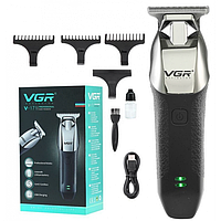 Машинка для стрижки волос триммер VGR V-171 Триммер беспроводной с USB зарядкой