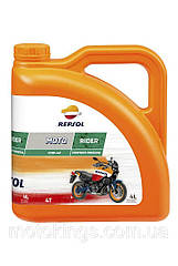 REPSOL МОТОРНОЕ МАСЛО 4T MOTO RIDER 10W40 4L MA2 MINERALNY (5)/RP165N54