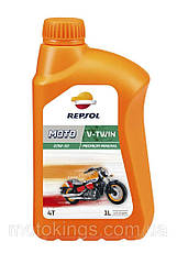 REPSOL МОТОРНОЕ МАСЛО 4T MOTO V-TWIN 20W50 1L MA2 MINERALNY (12)/RP168Q51