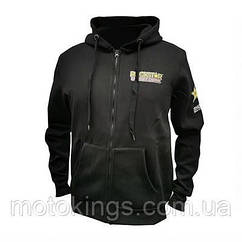 SHOT RACING ТОЛСТОВКА З КАПЮШОНИМ HOODIE MAN ROCKSTAR POSH ЧОРНИЙ КОЛІРМІНЬ M/A0A-53A2-A02-09
