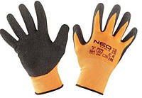 Перчатки Neo Tools рабочие, полиэстер с латексным покрытием, размер 10 (97-641-10)