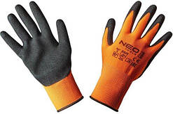 Рукавички Neo Tools робочі, полиэстер з нітриловим покриттям (піщаний), розмір 10 (97-642-10)