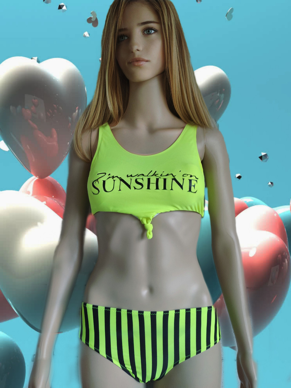 Купальник для подростков Teres 1049 Саншайн лимон(В НАЛИЧИИ ТОЛЬКО 34 36 38  УКР р-ры )