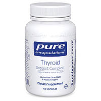 Комплекс поддержки щитовидной железы, Thyroid Support Complex, Pure Encapsulations, 60 капсул