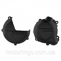 POLISPORT КОМПЛЕКТ ЗАХИСТ ГЕНЕРАТОРА АБО ЗАХИСТ ЗЧЕПЛЕННЯ BETA 250/300 RR `13-17 ЧОРНИЙ КОЛІР/90998