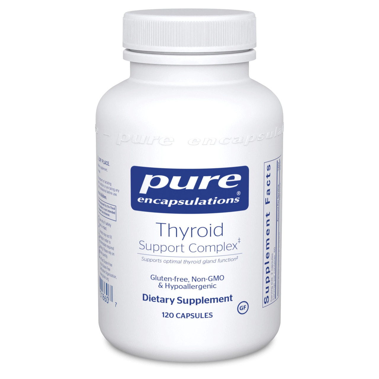Комплекс підтримки щитоподібної залози, Thyroid Support Complex, Pure Encapsulations, 120 кап. BX769