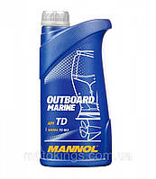 MANNOL МАСЛО ДЛЯ СМЕСИ 2T OUTBOARD MARINE TC-W3 API TD 1L (7207) (20)/MN7207-1