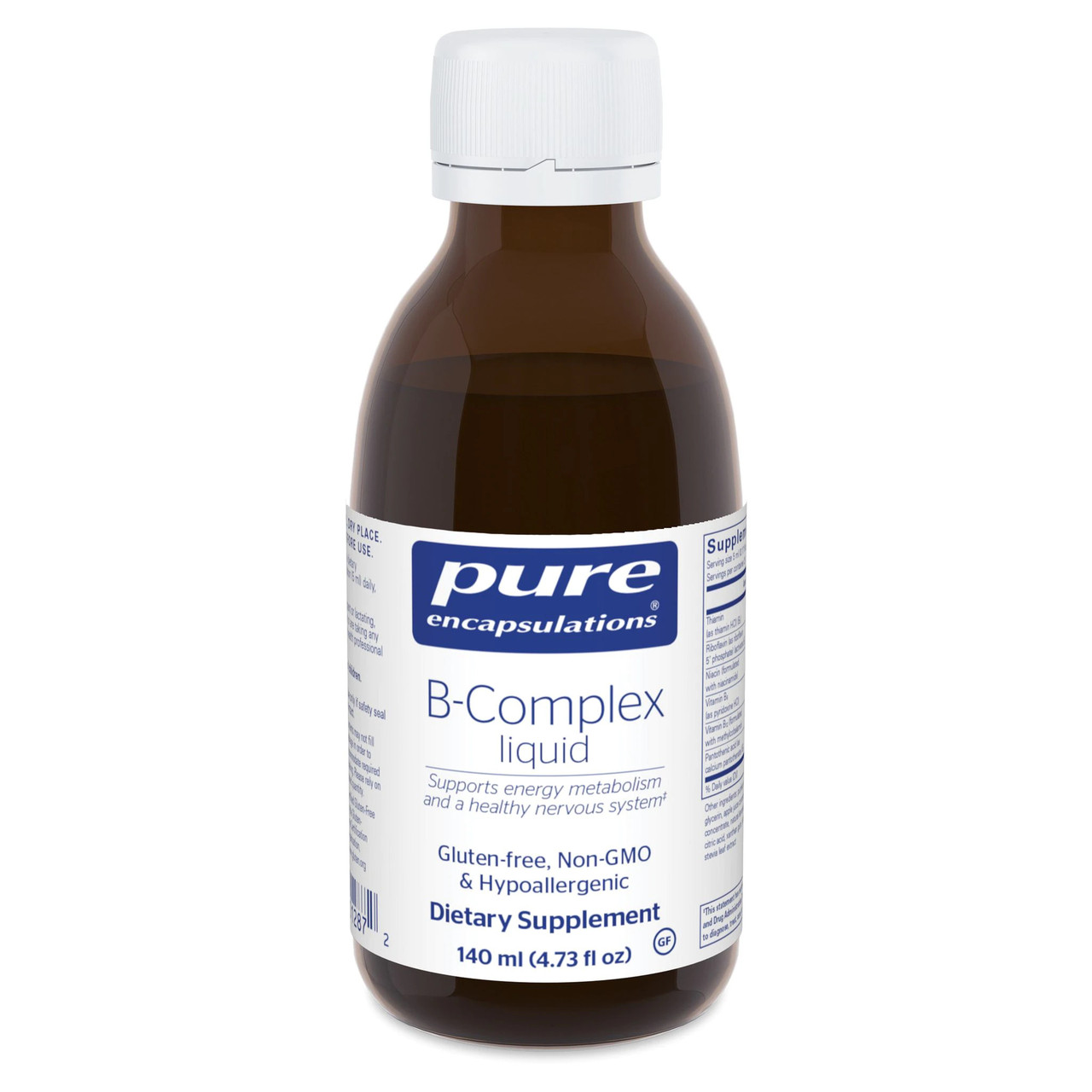Pure Encapsulations B-Complex Liquid/ Комплекс вітамінів групи Б 140 мл BX188, фото 1