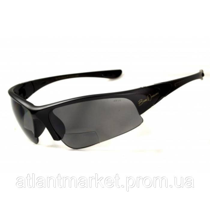 Очки BluWater Winkelman-1 Polarized (+2.5 Bifocal) (gray) Черная ...
