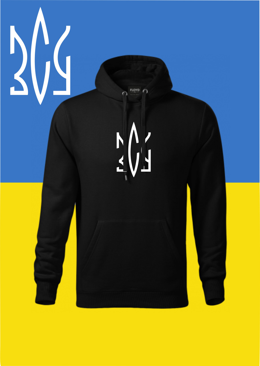 Худі YOUstyle ЗСУ 0969_H L Black, фото 1