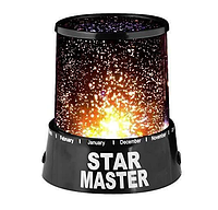 Ночник-проектор звездного неба для детской комнаты Star Master PRO с USB черный +адаптер