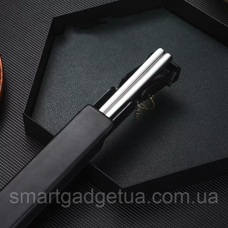 Преміум Китайські Японські Палички для їжі "Silver" в комплекті з Кейсом багаторазові нержавіючі