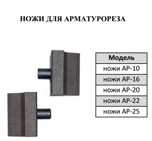Ножі для арматуроріза АР-25 автономного, фото 1