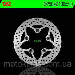 NG ТОРМОЗНОЮ ДИСК ЗАТ KAWASAKI ZRX 1100/1200 '99-'06, ZZR 1200 '02-'05 (220X100X5) (5X10,5MM)/NG1262