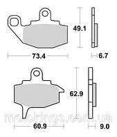 SBS СПЕЦИАЛЬНОЕ ПРЕДЛОЖЕНИЕ КОЛОДКИ ТОРМОЗНЫЕ KH130 STREET CERAMIC ЧЕРНЫЙ ЦВЕТ/602HF