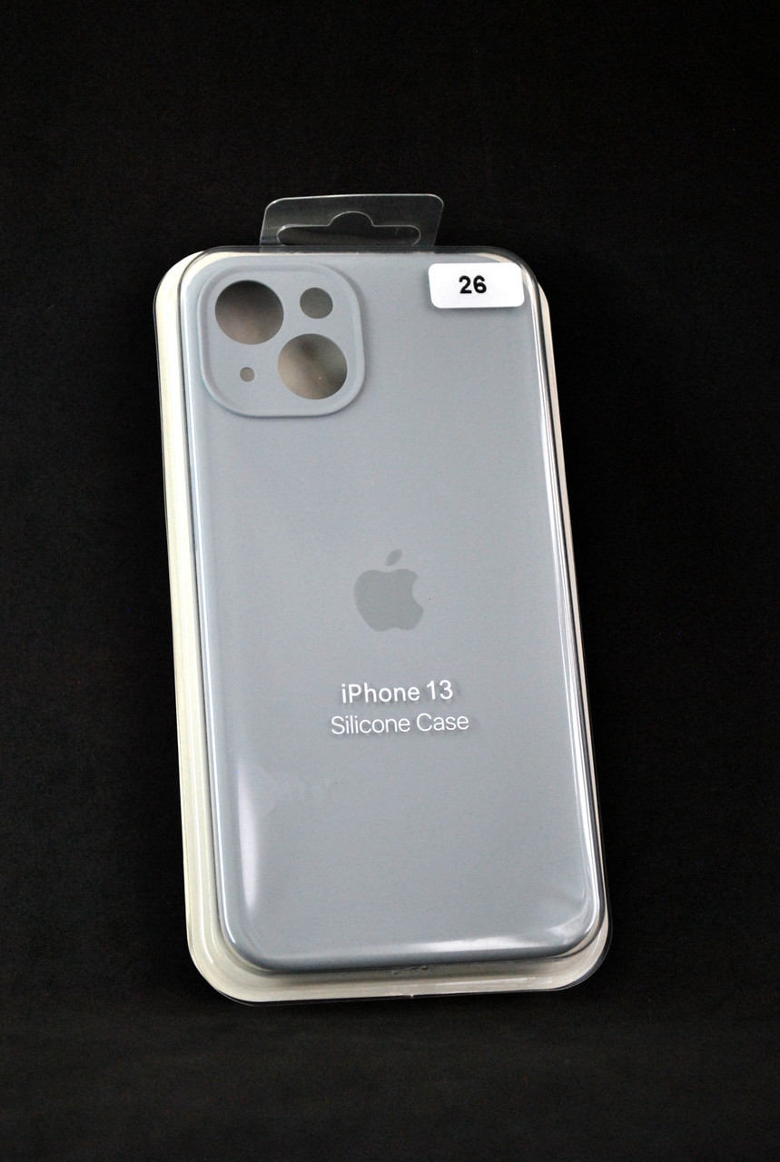 Чохол для телефону iPhone 13 Silicone Case original FULL №26 ash (4you)