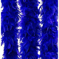 Боа из перьев 80г (синее)