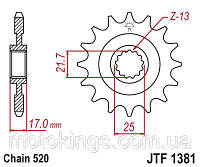 JT ЗВЕЗДА ПЕРЕД 2042 16 С РЕЗИНОЙ HONDA CB 500F/X '13-'15, CBR 500R '13-'15, NC 700/204216JTRB