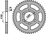 PBR ЗАДНЯЯ ЗВЕЗДА 487 56 F FANTIC 80 81-82 (ЦЕПЬ 428)/48756F