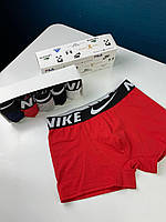 Набір чоловічі труси Nike, труси для чоловіків 5 шт. у подарунковому пакованні, чоловічі боксери 5 кольорів у наборі