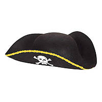 Шляпа Пирата треуголка фетр