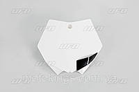 ТАБЛИЧКА НОМЕРНОГО ЗНАКА UFO KTM SX/SXF '07-'12 ЦВЕТ БЕЛЫЙ/KT03093047