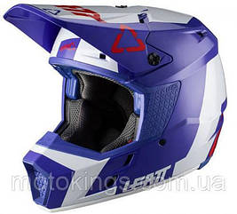 ШЛЕМ LEATT CROSS HELMET GPX 3.5 V20.2 ROYAL ЦВЕТ ТЕМНО-СИНИЙ/БЕЛЫЙ РАЗМЕР S/1020001241