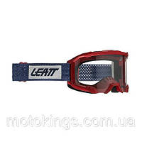 ОЧКИ LEATT VELOCITY 4.0 MTB ОЧКИ CHILLI LENS CLEAR 83% - ЦВЕТ БОРДОВЫЙ/ТЕМНО-СИНИЙ/8021002501