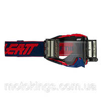 ОЧКИ LEATT VELOCITY 6.5 ROLL-OFF ОЧКИ RED/BLUE LENS CLEAR 83% -СИНИЙ/КРАСНЫЙ /8021700460