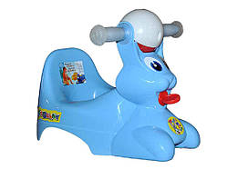 Горщик пласт. дитячий Bags Bunny блакитний ТМ КОНСЕНСУС   Solmir