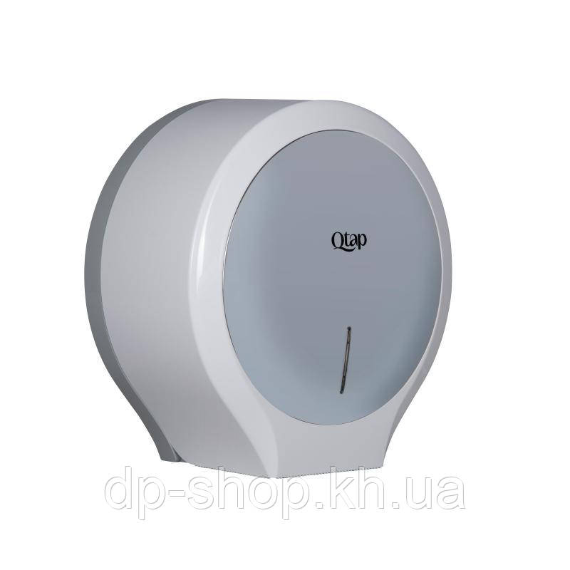 Тримач для туалетного паперу Qtap Pohodli 270 мм QTDP100SP White/Grey (Dr<unk> ák), фото 1