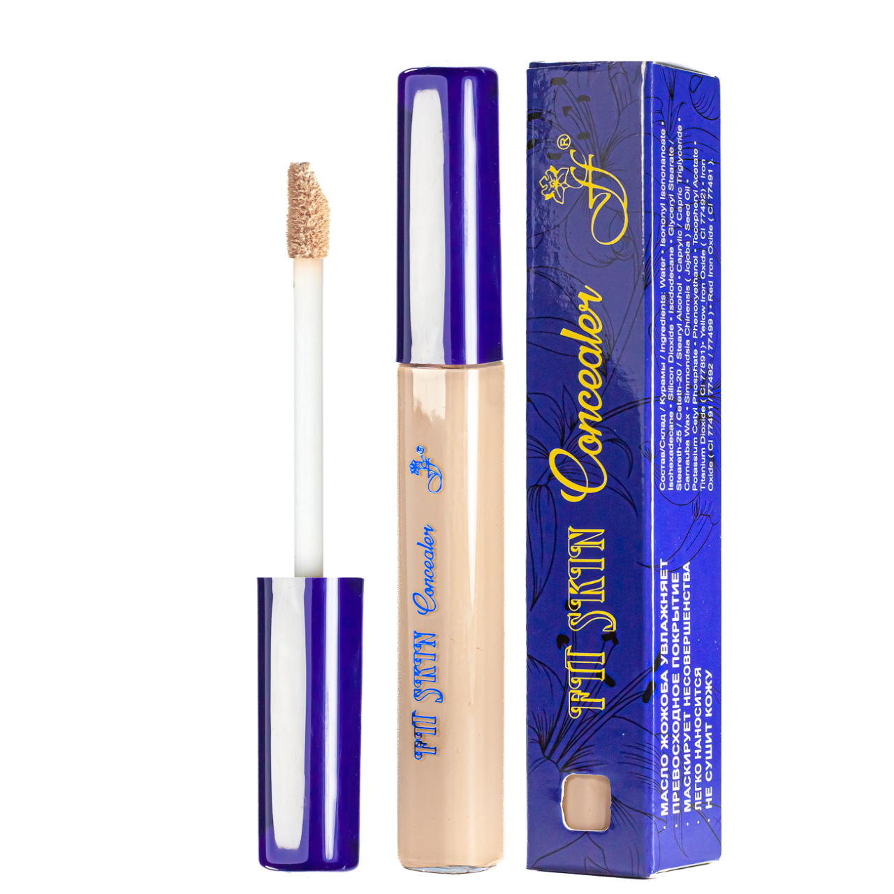 Консилер-коректор FFleur Fit Skin Concealer CN-38 № 02 Натуральний