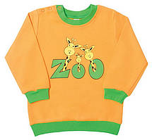 Светр дитячий для хлопчика GABBI DG-03-18 Зооленд Помаранчевий на зріст 68 (11382)