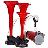 Сигнал візвид CA-10730/Єlephant/3-дудки пластик, пофарбований 12V/165mm,200mm,215mm/2режиму