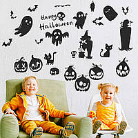 Наклейка вінілова Набір Hоч Halloween розмір аркуша 970 х 1000 мм, глянцева
