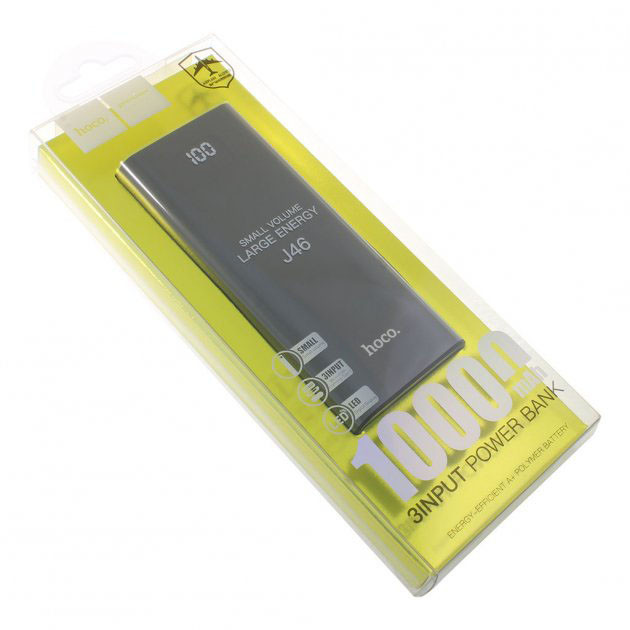 Мобильная зарядка павербанк Hoco Power Bank 10000mah JO-319 J 46 (WS) - фото 3 - id-p1688727037