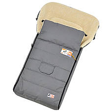 Зимовий конверт-чохол на овчині в коляску For Kids Mini 90*40 см чохол у люльку конверт на санки, фото 3