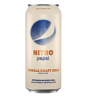 Преміальний напій Nitro Pepsi Vanilla Draft Cola 404 мл