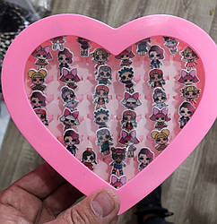 Набір дитячих кілець лялька лол