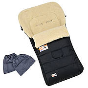 Зимовий конверт-чохол на овчині в коляску For Kids Mini 90*40 см чохол у люльку конверт на санки