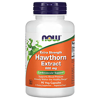 Hawthorn Extract Extra Strength 600 мг Now Foods 90 капсул