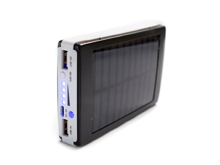 Power Bank 15000mAh з сонячною батареєю