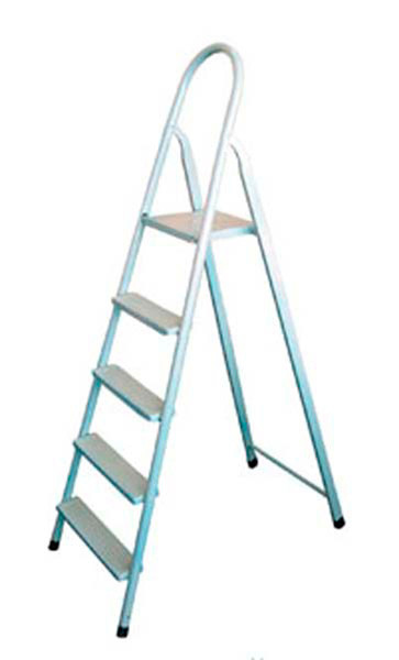 Стремянка Круглая Труба 5ступеней (1,1/3,4м, 4ступени+стол) Металл ...